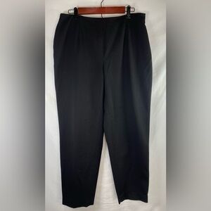 Talbots Black Classic Fit Woman’s 14W Petite Pants.